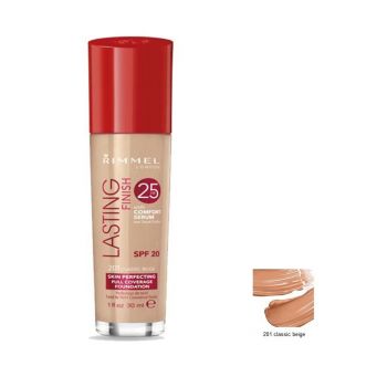 RIMMEL LONDON LASTING FINISH 25 H FOND DE TEN 201 CLASSIC BEIGE ieftin