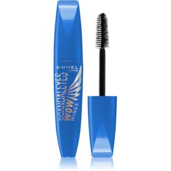 Rimmel ScandalEyes WOW Wings mascara rezistent la apă pentru curbare și volum