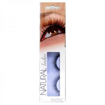 Gene False cu Aspect Natural TECHNIC Natural Lashes, adeziv inclus BC19 la reducere