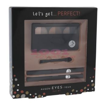 2K LET S GET PERFECT! EYESHADOW + SET PENSULE BROWN + CREIOANE OCHI la reducere