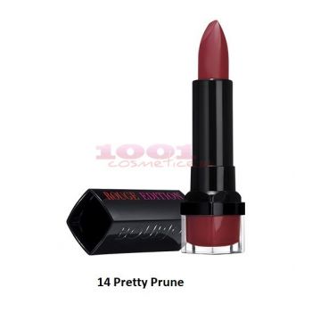 BOURJOIS ROUGE EDITION 10H LIPSTICK PRETTY PRUNE 14 de firma original