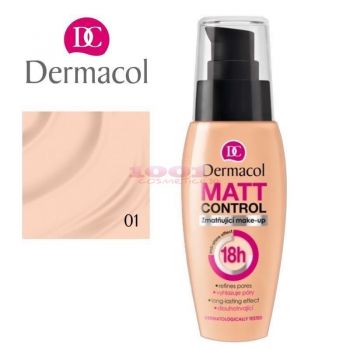 DERMACOL MATT CONTROL FOND DE TEN MATIFIANT REZISTENT 01 de firma original