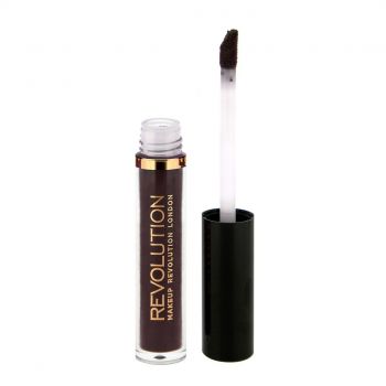 MAKEUP REVOLUTION LONDON SALVATIONVELVET LIP LAQUER BLACK HEART la reducere