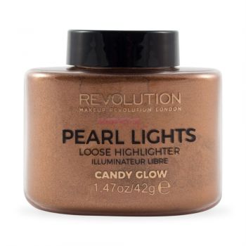 MAKEUP REVOLUTION PEARL LIGHTS LOOSE HIGHLIGTER CANDY GLOW ILUMINATOR PUDRA la reducere