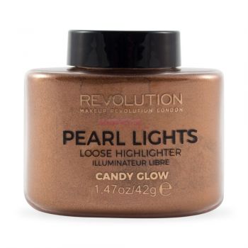 MAKEUP REVOLUTION PEARL LIGHTS LOOSE HIGHLIGTER CANDY GLOW ILUMINATOR PUDRA