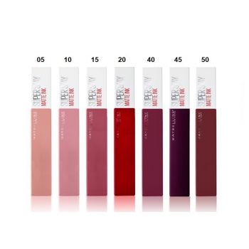 MAYBELLINE SUPERSTAY MATTE INK RUJ LICHID MAT REZISTENT (Optiuni de comanda: 10)