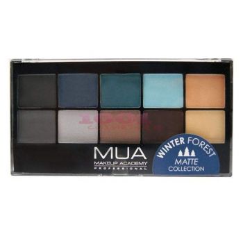 MUA EYESHADOW MATTE PALETTE PALETA 12 FARDURI MATE WINTER FOREST ieftin