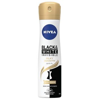 NIVEA BLACK & WHITE INVISIBLE SILKY SMOOTH ANTI-PERSPIRANT DEODORANT SPRAY FEMEI (Optiuni de comanda: 150 ml) ieftin