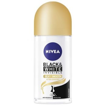 NIVEA BLACK & WHITE INVISIBLE SILKY SMOOTH ROLL ON FEMEI ieftin
