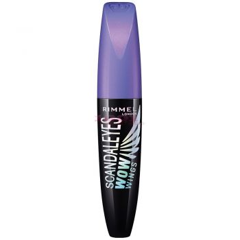 RIMMEL LONDON SCANDALEYES WOW WINGS MASCARA EXTRA BLACK la reducere