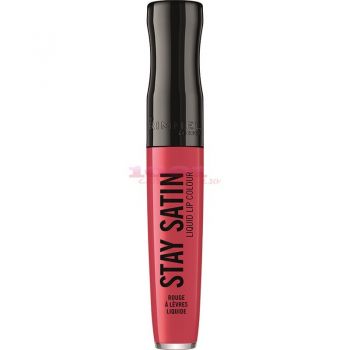 RIMMEL LONDON STAY SATIN RUJ DE BUZE LICHID 600 SCUNCHIE