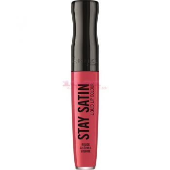 RIMMEL LONDON STAY SATIN RUJ DE BUZE LICHID 600 SCUNCHIE