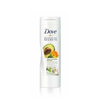 DOVE NOURISHING SECRETS LOTION REVIGORANTA PENTRU TOATE TIPURILE DE PIELE (Optiuni de comanda: 400ml) ieftina