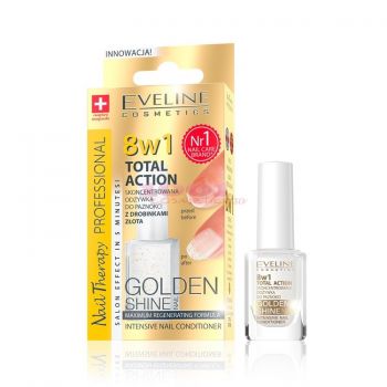 EVELINE COSMETICS 8 IN 1 TOTAL ACTION TRATAMENT 8 IN 1 GOLDEN SHINE la reducere