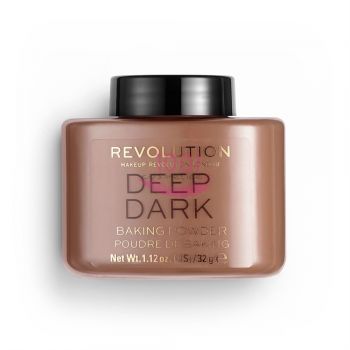 MAKEUP REVOLUTION LOOSE BAKING POWDER PUDRA PULBERE FIXATOARE DEEP DARK