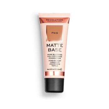 MAKEUP REVOLUTION MATTE BASE PORE BLURRING FULL COVERAGE FOND DE TEN F12.5 ieftin