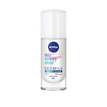 NIVEA BEAUTY ELIXIR DEOMILK FRESH 48H ANTI-PERSPIRANT DEODORANT ROLL ON FEMEI ieftin