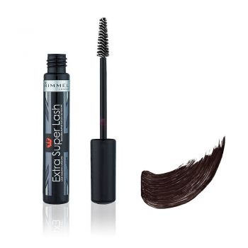 RIMMEL LONDON EXTRA SUPER LASH RIMEL BROWN BLACK la reducere