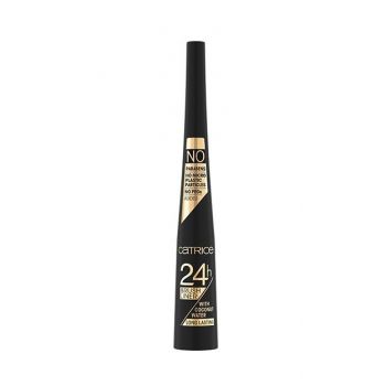 CATRICE 24H BRUSH LINER WITH COCONUT WATER TUS DE OCHI ULTRA BLACK ieftin