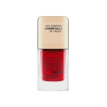 CATRICE STRONGER NAILS STRENGHTENING NAIL LACQUER LAC DE UNGHII INTARITOR SOLID RED de firma originala