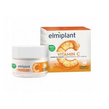 ELMIPLANT VITAMIN C CREMA DE NOAPTE ILUMINATOARE ANTIRID la reducere