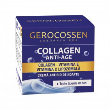 GEROCOSEN COLLAGEN ANTI AGE CREMA ANTIRID DE NOAPTE la reducere