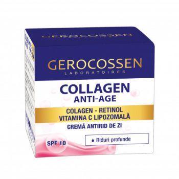 GEROCOSEN COLLAGEN ANTI AGE CREMA ANTIRID DE ZI RIDURI PROFUNDE SPF 10 de firma originala