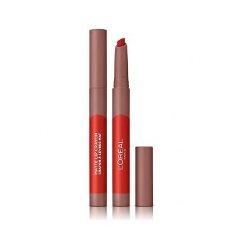 LOREAL MATTE LIP CRAYON RUJ DE BUZE MAT CARAMEL REBEL110 la reducere