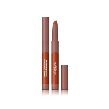 LOREAL MATTE LIP CRAYON RUJ DE BUZE MAT SMOOTH CARAMEL 101 la reducere