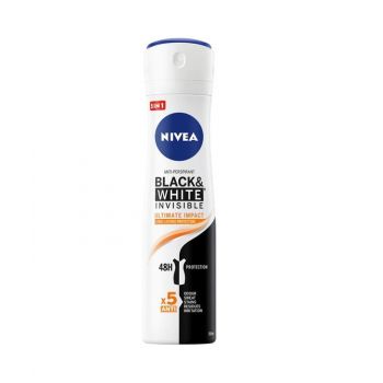 NIVEA BLACK & WHITE INVISIBLE ULTIMATE IMPACT 48H PROTECTION DEODORANT SPRAY ieftin