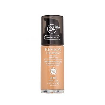 REVLON COLORSTAY COMBINATION/ OILY SKIN FOND DE TEN CU POMPITA TOAST / HALE 370 de firma original