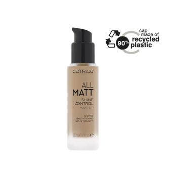 CATRICE ALL MATT SHINE CONTROL MAKE UP FOND DE TEN MATIFIANT NEUTRAL TOFFEE 046 N