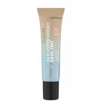 CATRICE CLEAN ID 24H HYPER HYDRO SKIN TINT FOND DE TEN WARM BEIGE 020