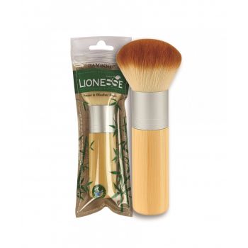 LIONESSE BAMBOO POWDER & BLUSH BRUSH PENSULA PENTRU PUDRA & BLUSH 328 la reducere