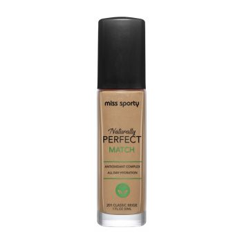 MISS SPORTY NATURALLY PERFECT MATCH FOND DE TEN CLASSIC BEIGE 201 la reducere