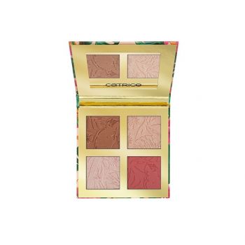 Paleta pentru iluminare si conturare Tropic Exotic Cheek Catrice de firma original