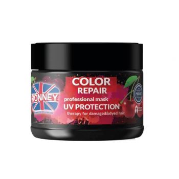 RONNEY COLOR REPAIR PROFESSIONAL MASK UV PROTECTION MASCA PROFESIONALA PENTRU PAR DETERIORAT SI VOPSIT 300 ml ieftin