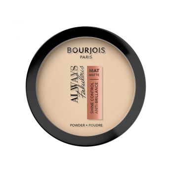 BOURJOIS ALWAYS FABULOUS SHINE CONTROL MATTE PUDRA COMPACTA APRICOT IVORY 108