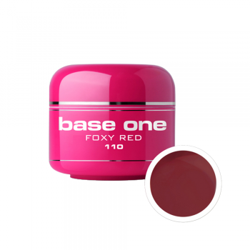 Gel UV color Base One, 5 g, foxy red 110 ieftin