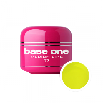 Gel UV color Base One, 5 g, medium lime 77