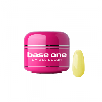 Gel UV color Base One, 5 g, Pastel, yellow 01 ieftin