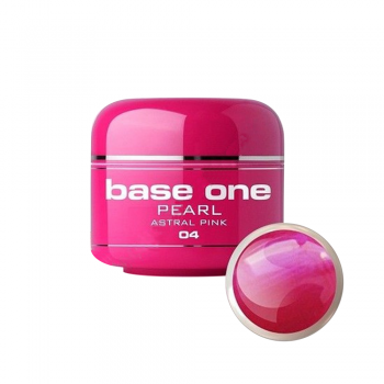 Gel UV color Base One, 5 g, Pearl, astral pink 04