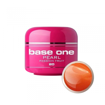 Gel UV color Base One, 5 g, Pearl, passion fruit 20 ieftin