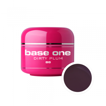 Gel UV color Base One, dirty plum 86, 5 g
