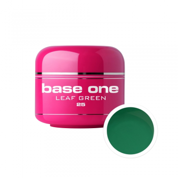 Gel UV color Base One, leaf green 25, 5 g