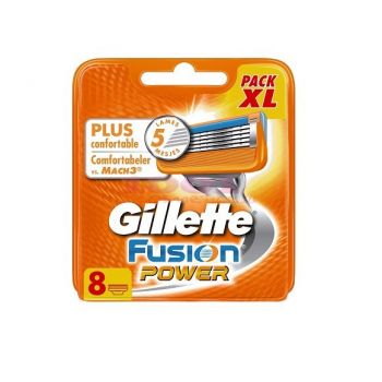 GILLETTE FUSION REZERVE APARAT RAS SET 8 la reducere