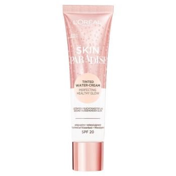 LOREAL SKIN PARADISE TINTED WATER CREAM CREMA HIDRATANTA NUANTATOARE SPF 20 FAIR 02