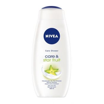 NIVEA CARE & STAR FRUIT GEL DE DUS 500ML