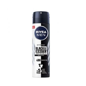 NIVEA INVISIBLE BLACK & WHITE 48H ANTIPERSPIRANT DEODORANT SPRAY (Optiuni de comanda: 150 ml) ieftin