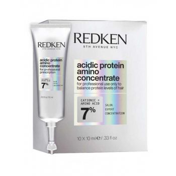 Redken - Tratament profesional par supraprocesat Acidic Protein Amino 10x10ml